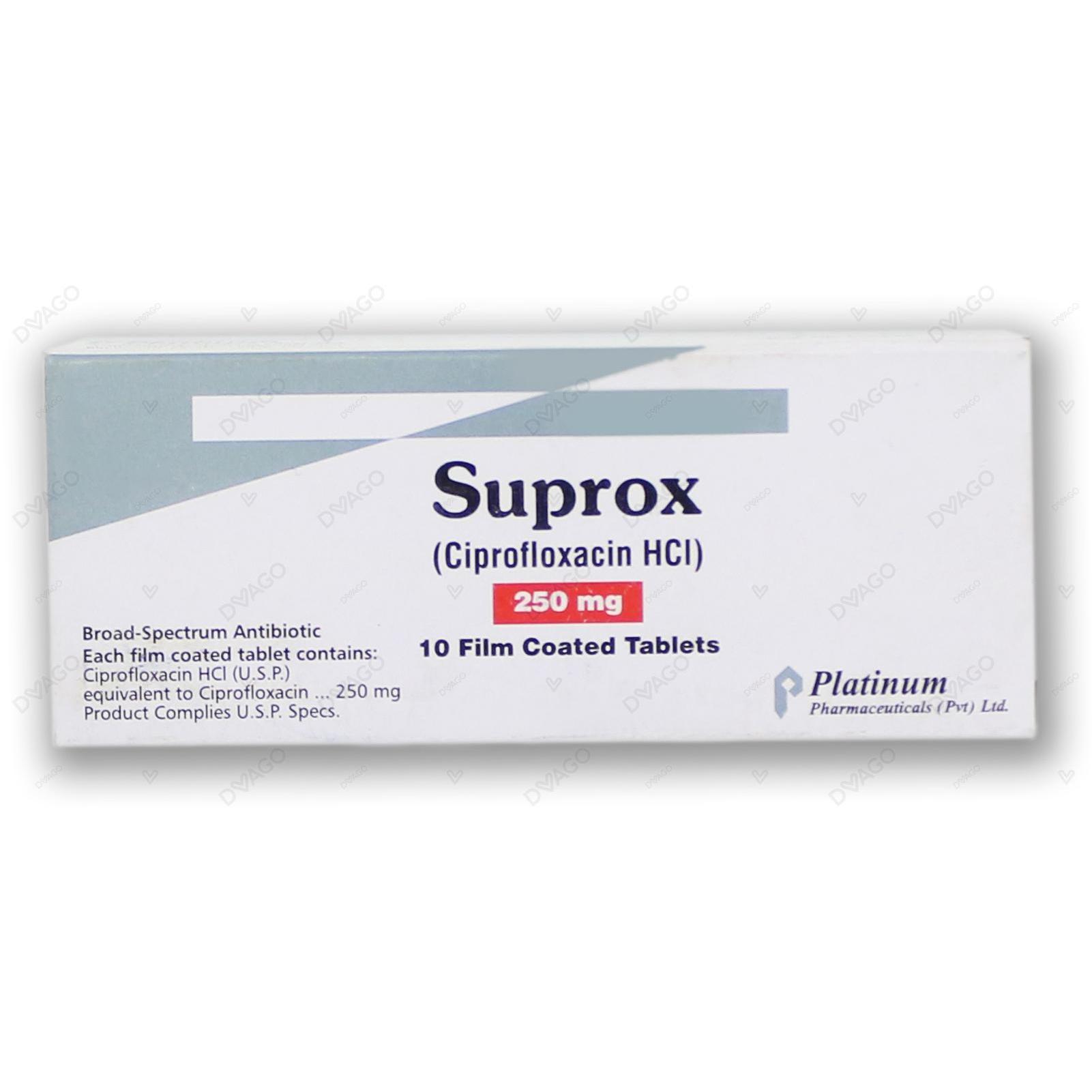 Suprox tablet 250 mg 10’s