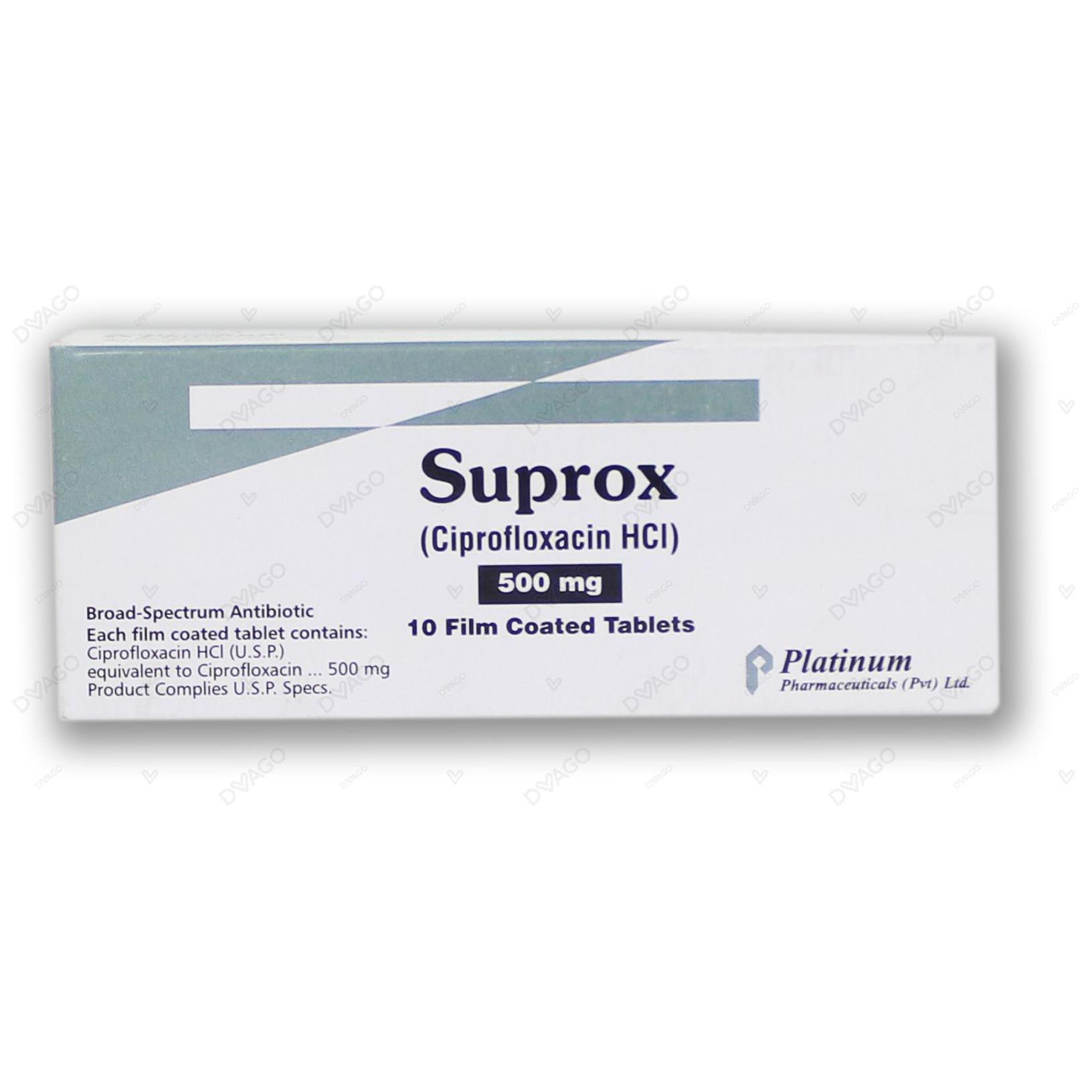 Suprox tablet 500 mg 10’s