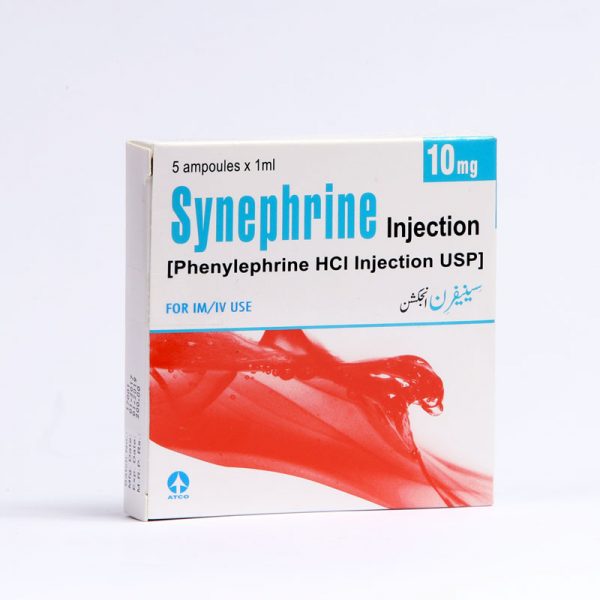 Synephrine Injection 10 mg/mL 5 Ampx1 mL