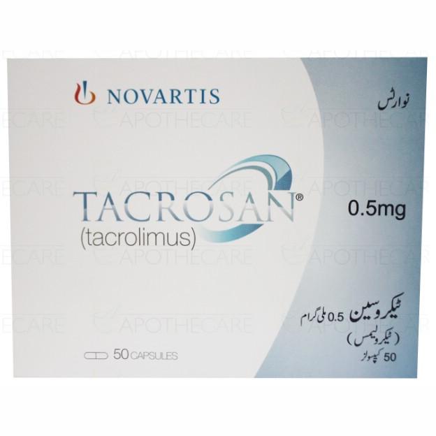 Tacrosan capsule 0.5 mg 50’s