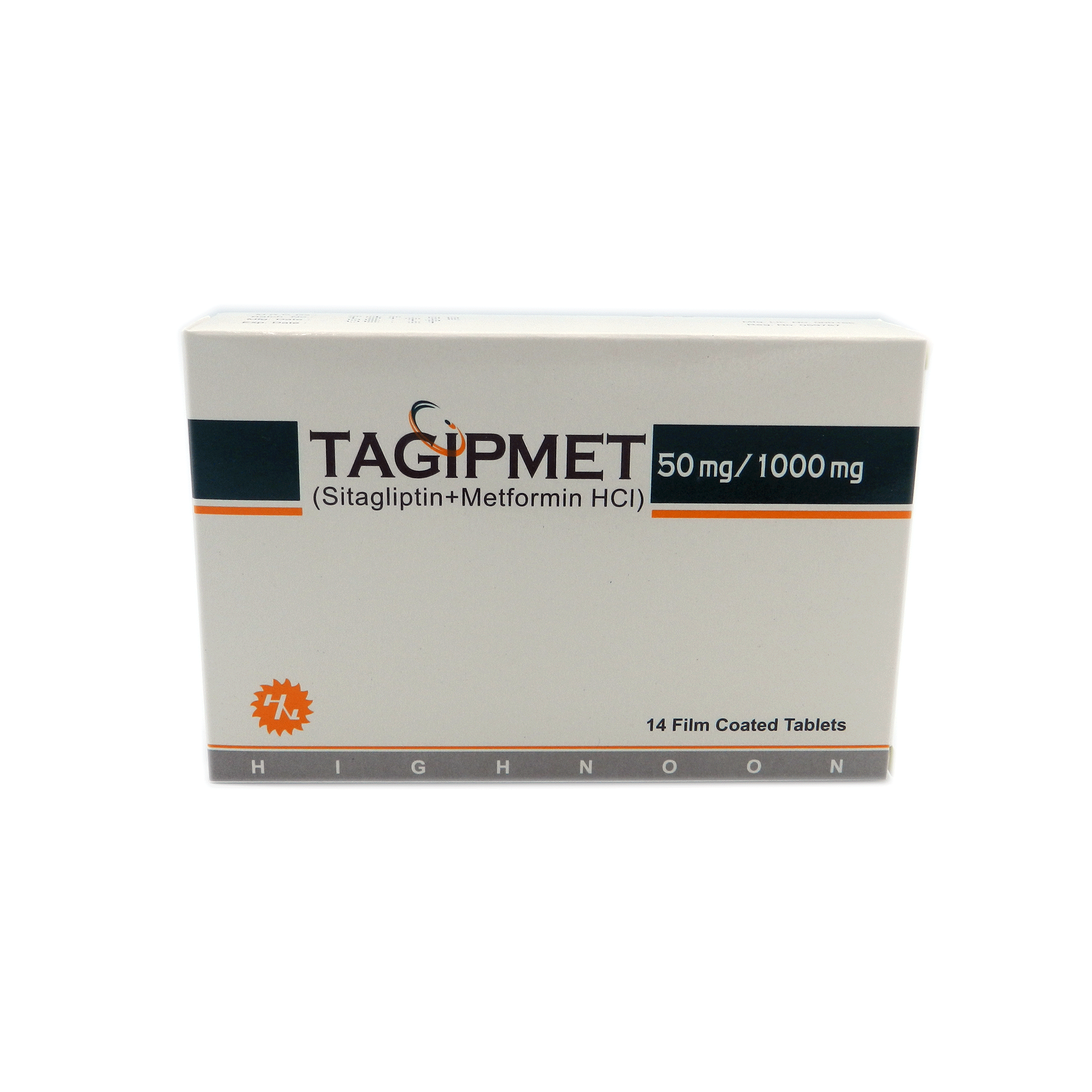 Tagipmet tablet 50/1000 mg 14’s