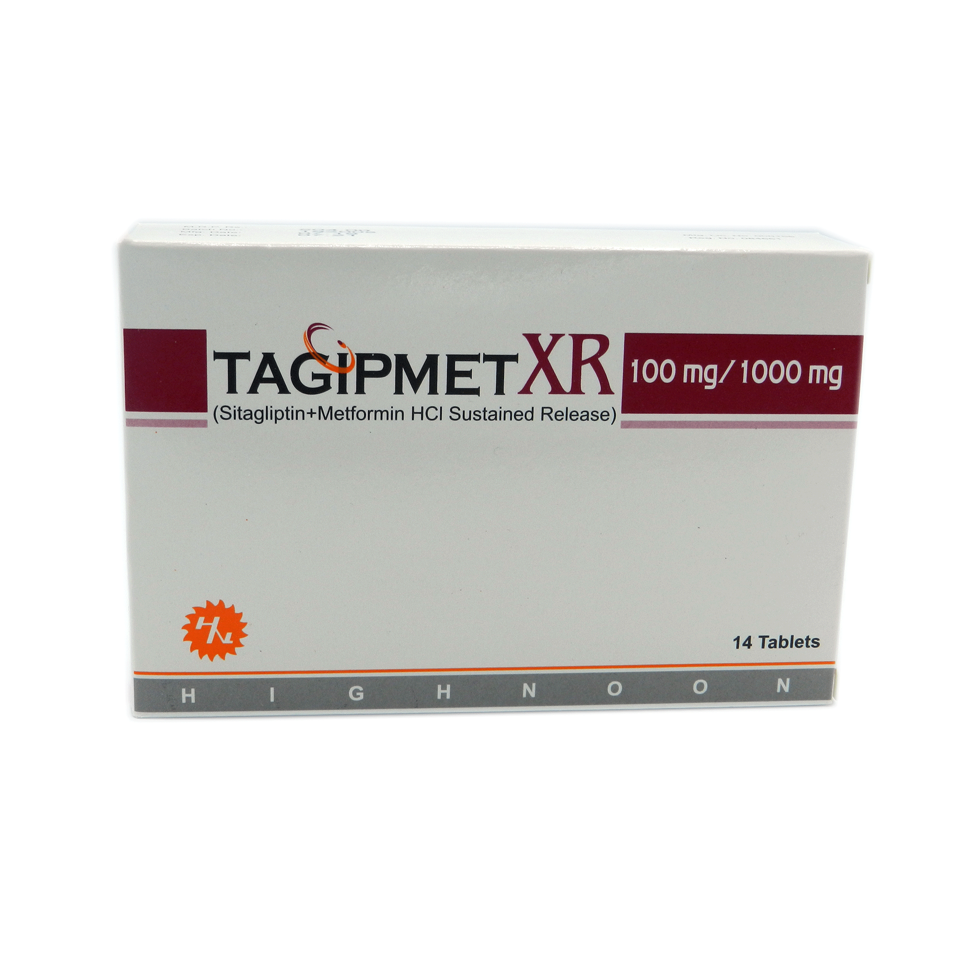Tagipmet XR tablet 100/1000 mg 14’s