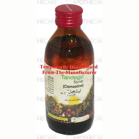 Tandegyl syrup 0.25 mg/5 mL 120 mL