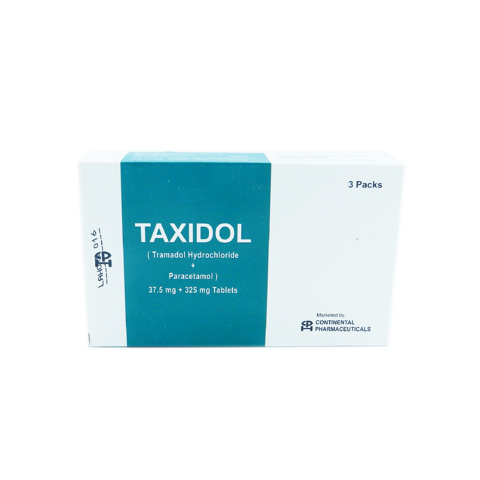Taxidol tablet 37.5/325 mg 3×10’s