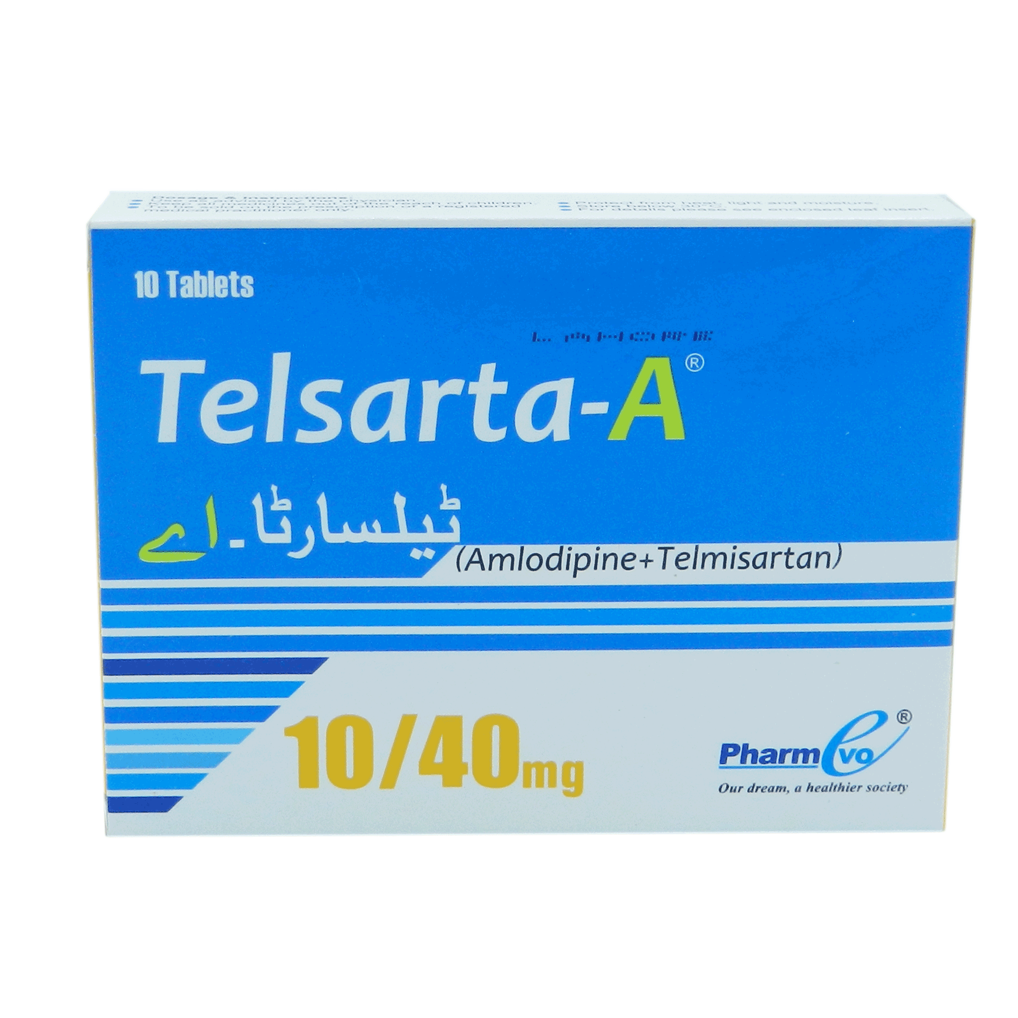 Telsarta A tablet 40/10 mg 10’s
