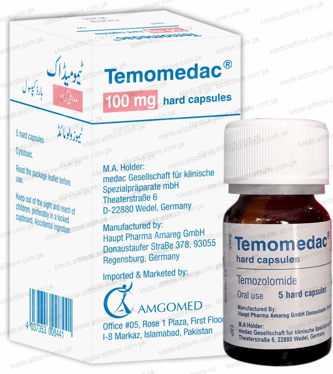 Temomedac capsule 100 mg 5’s