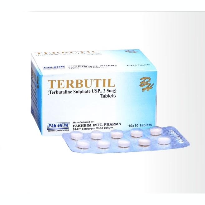 Terbutil tablet 2.5 mg 100’s