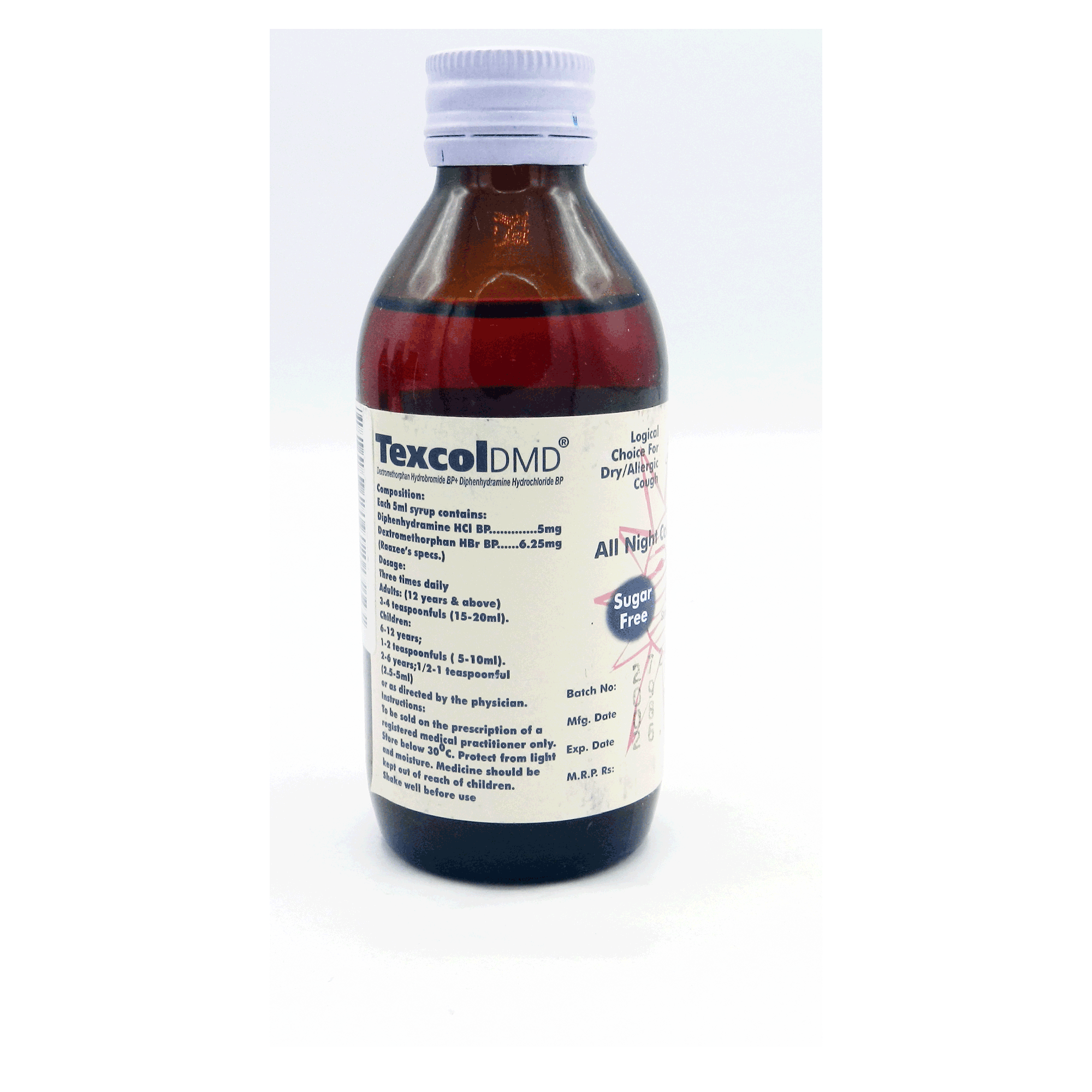 Texcol DMD syrup 120 mL