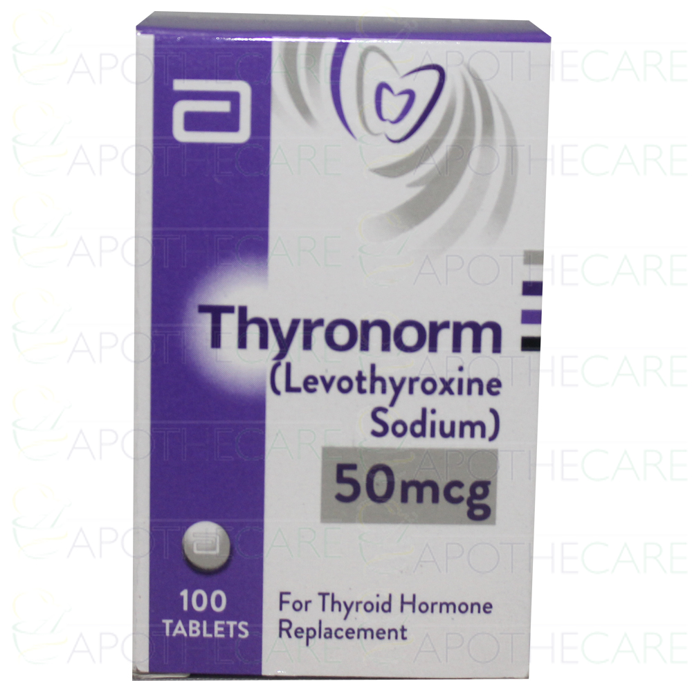 Thyronorm tablet 50 mcg 100’s