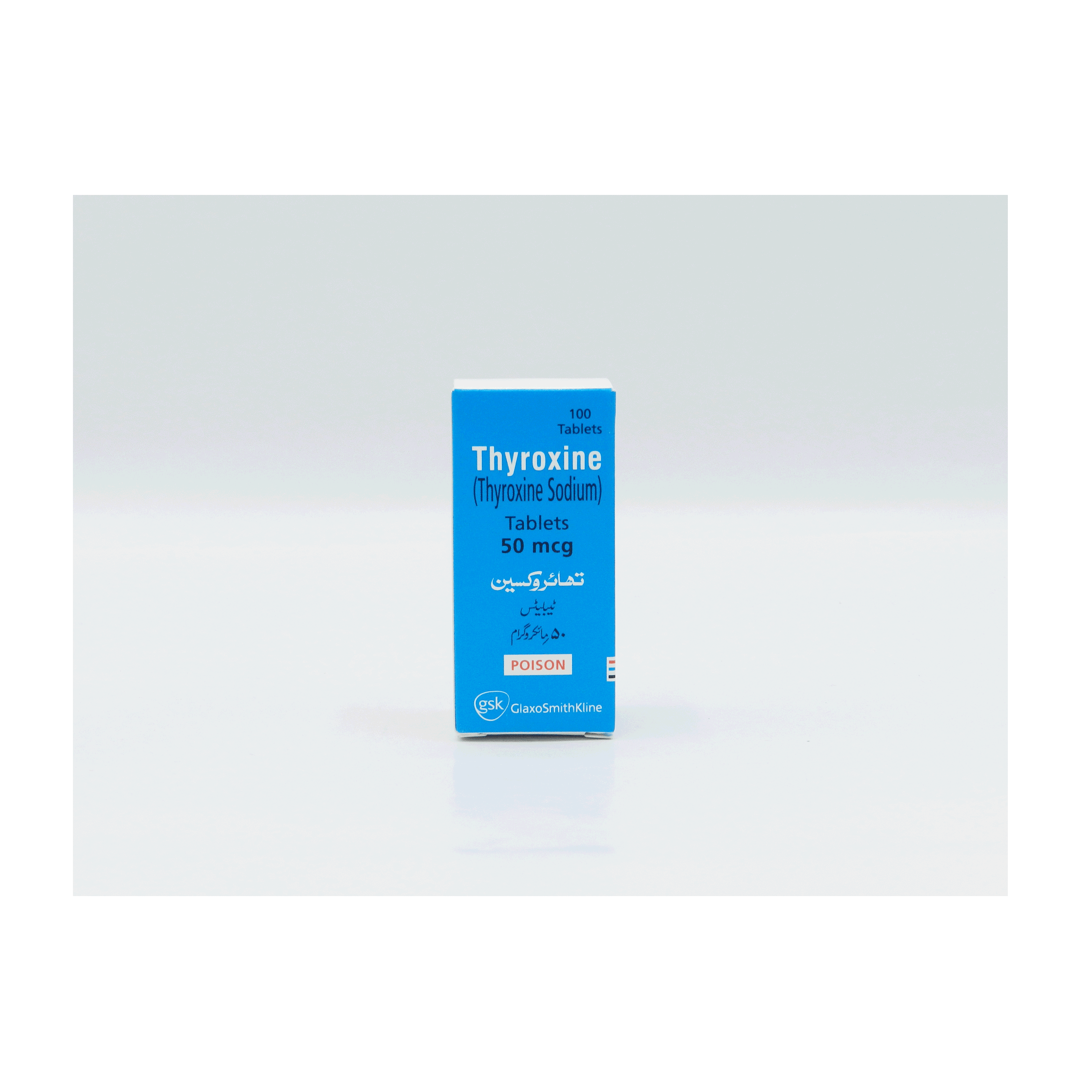 Thyroxine tablet 50 mcg 100’s