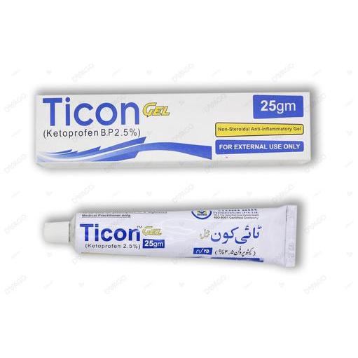 TICON GEL 2.5% 25GM