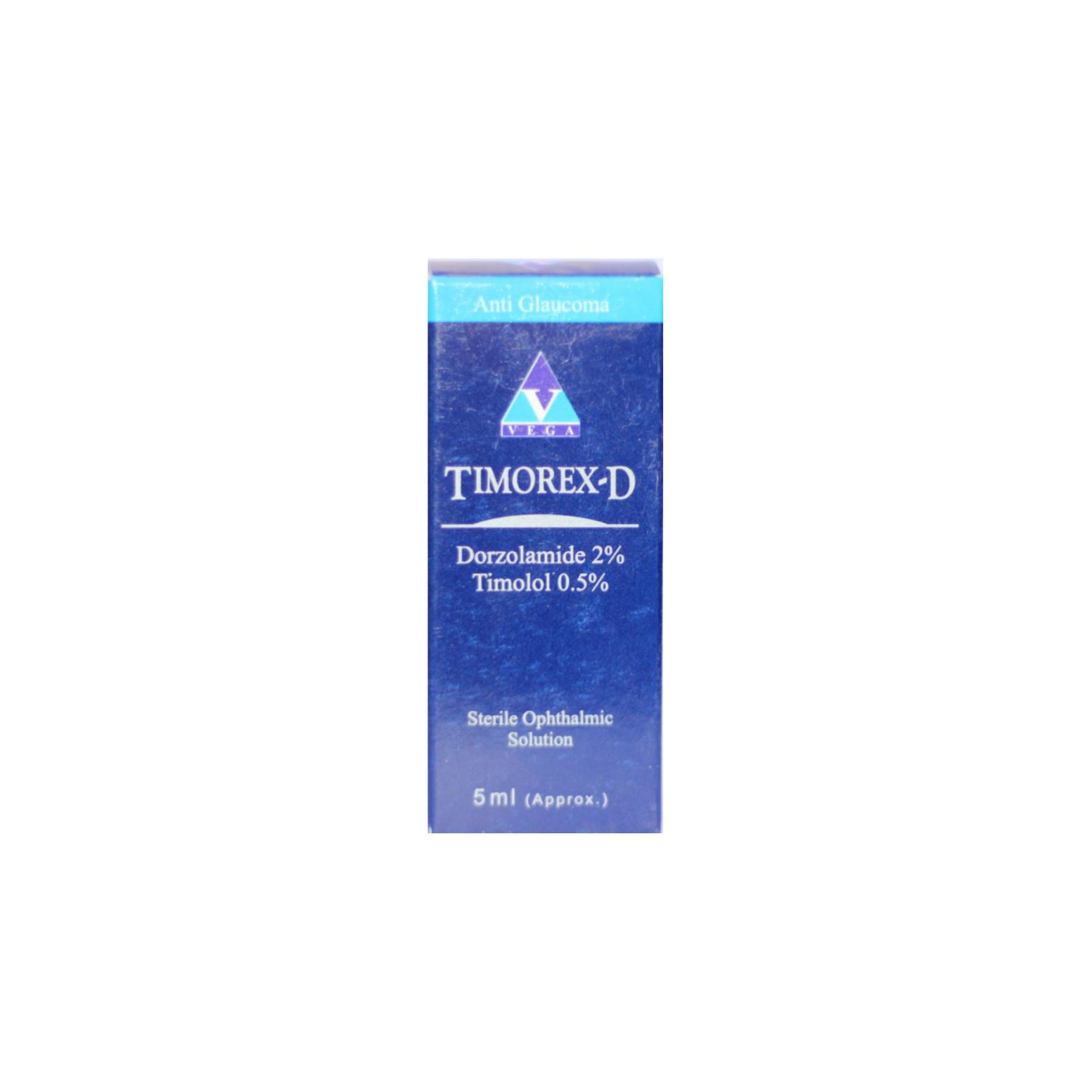 Timorex D Eye Drops 2/0.5 % 5 mL