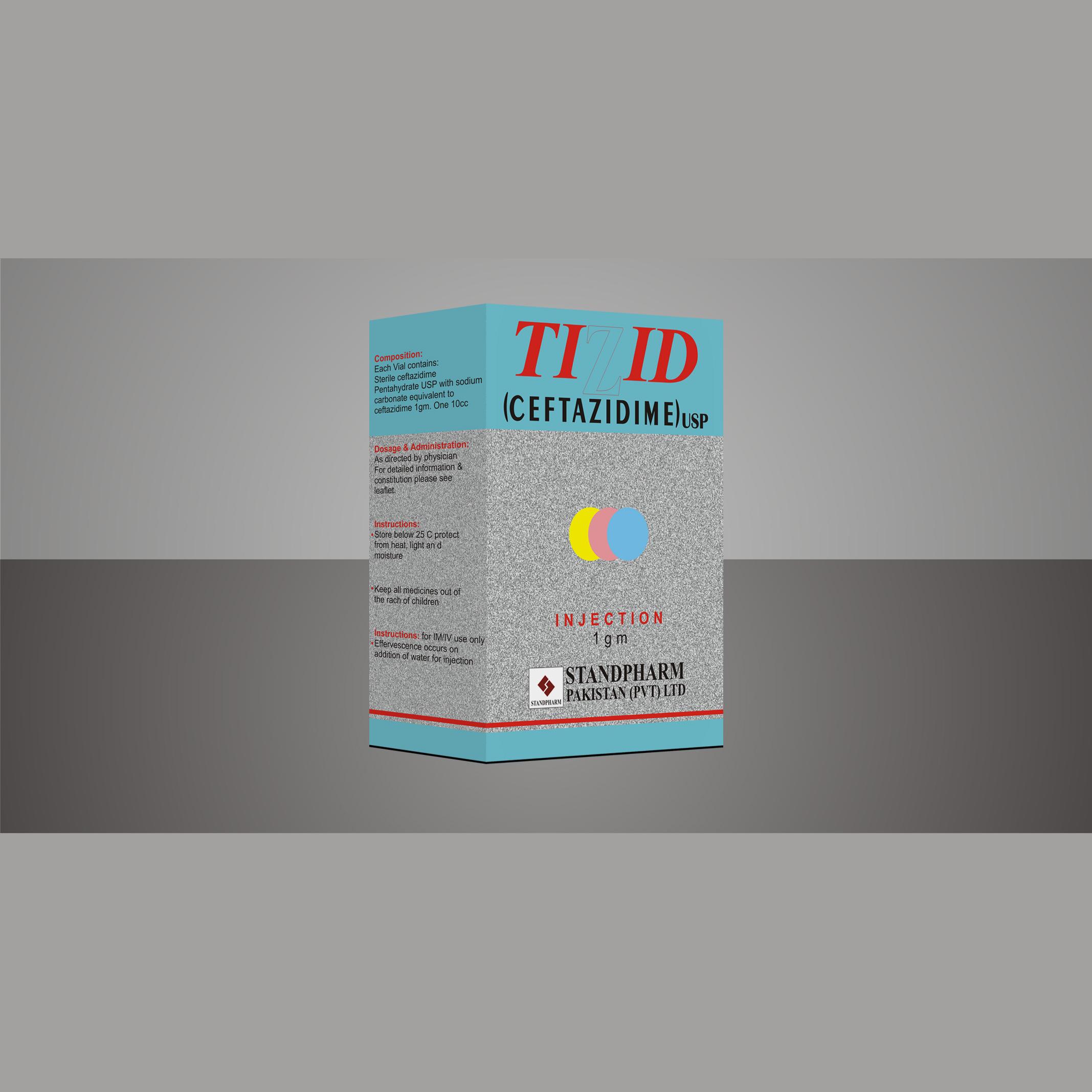 Tizid Injection IV 1 gm 1 Vial