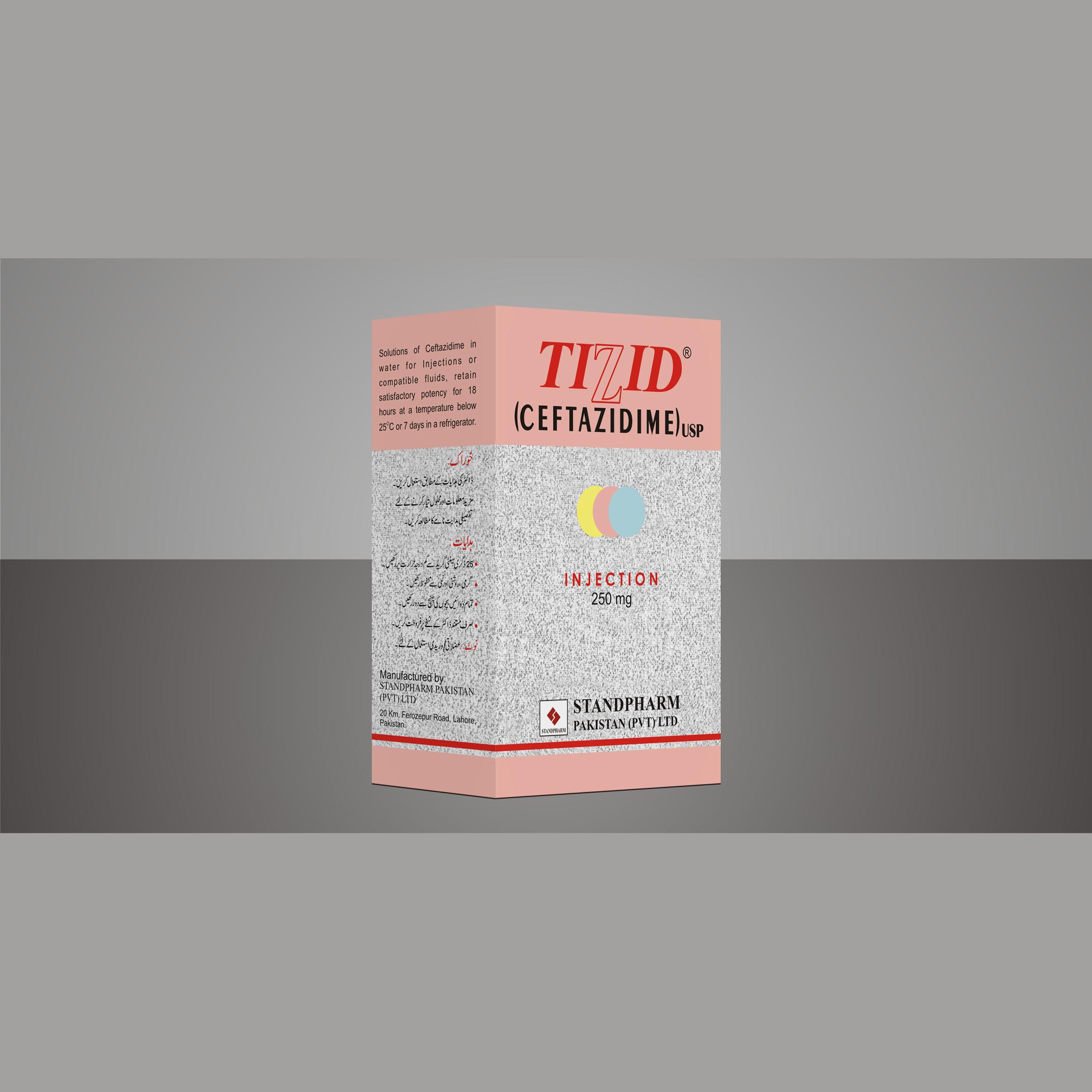 Tizid Injection IV 250 mg 1 Vial