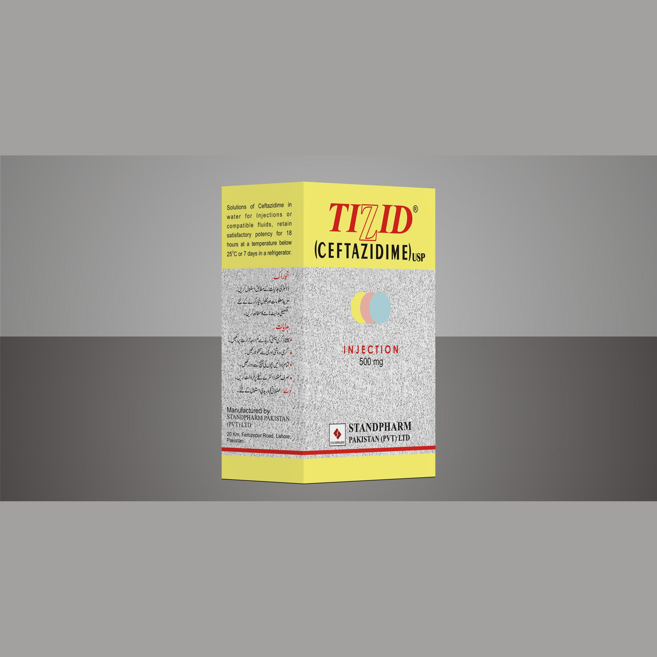 Tizid Injection IV 500 mg 1 Vial