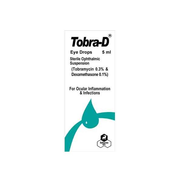 Tobra-D Eye Drops 0.1/0.3 % 5 mL