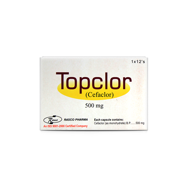 TOPCLOR 500mg Capsule 12s