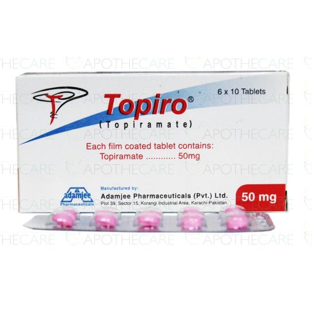 Topiro tablet 50 mg 6×10’s