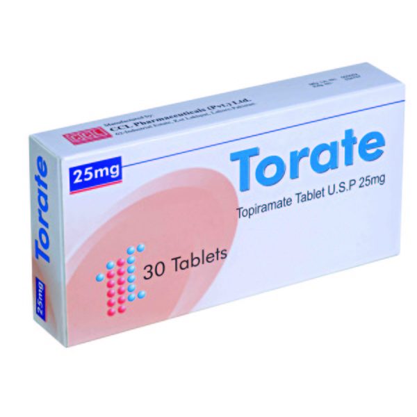 Torate tablet 25 mg 30’s