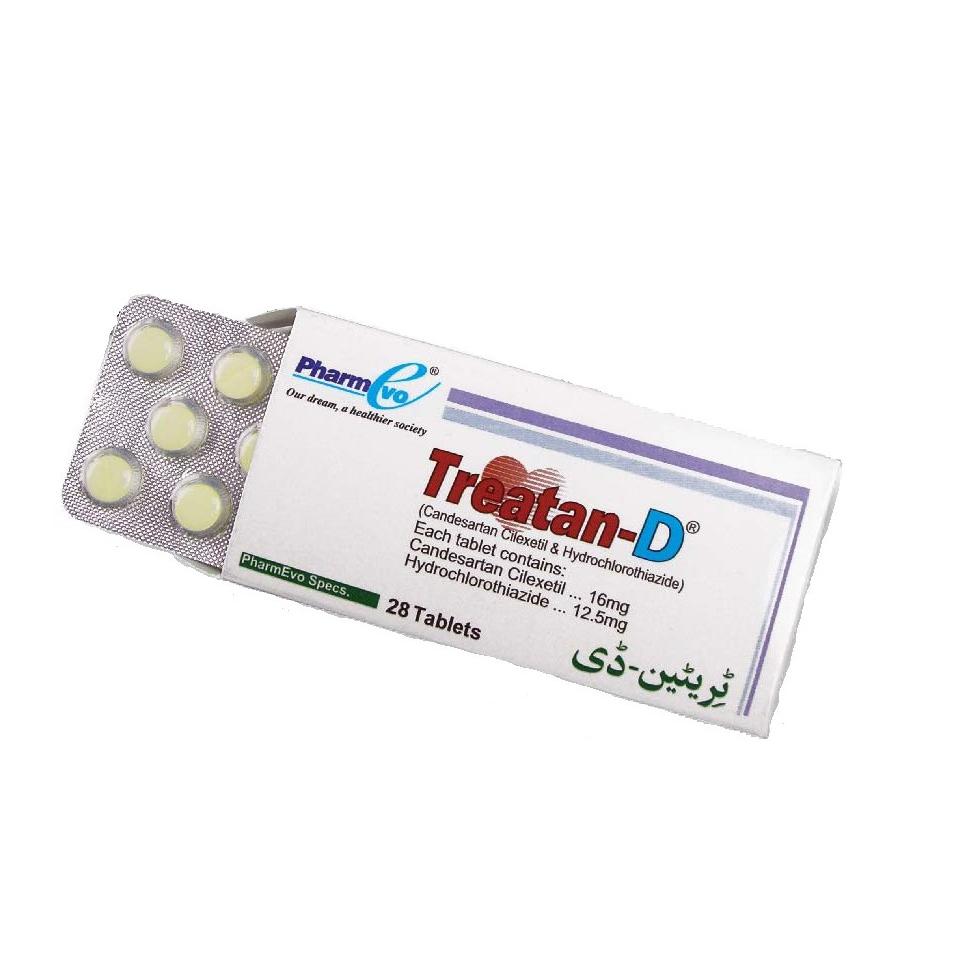 Treatan D tablet 16/12.5 mg 2×14’s