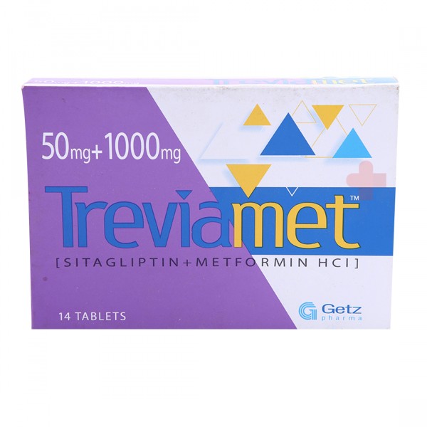 Treviamet tablet 50/1000 mg 14’s