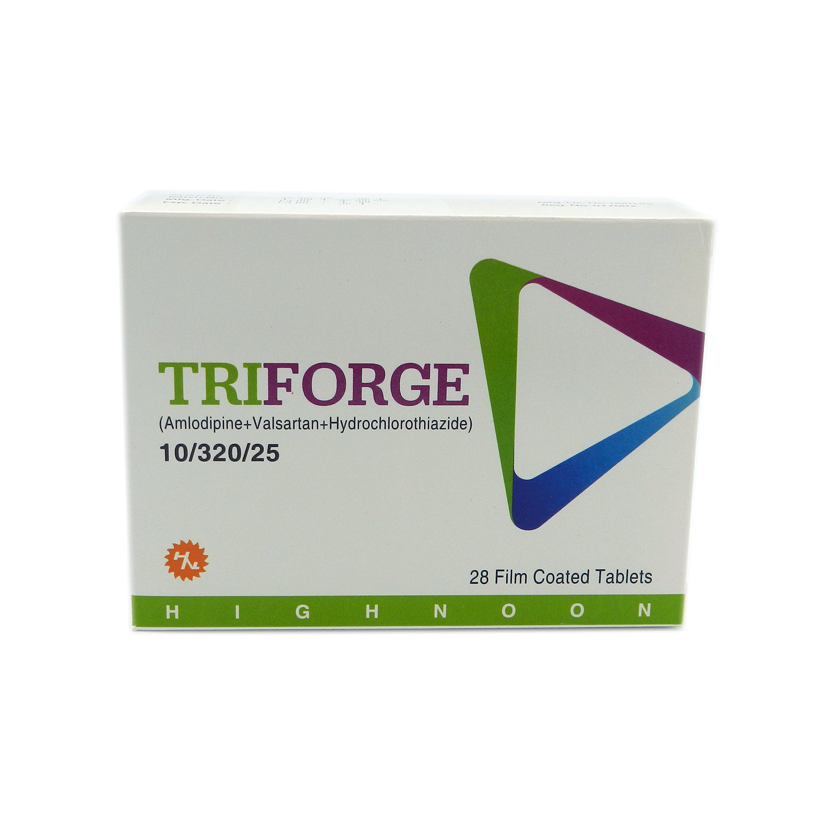 Triforge tablet 10/320/25 mg 28’s
