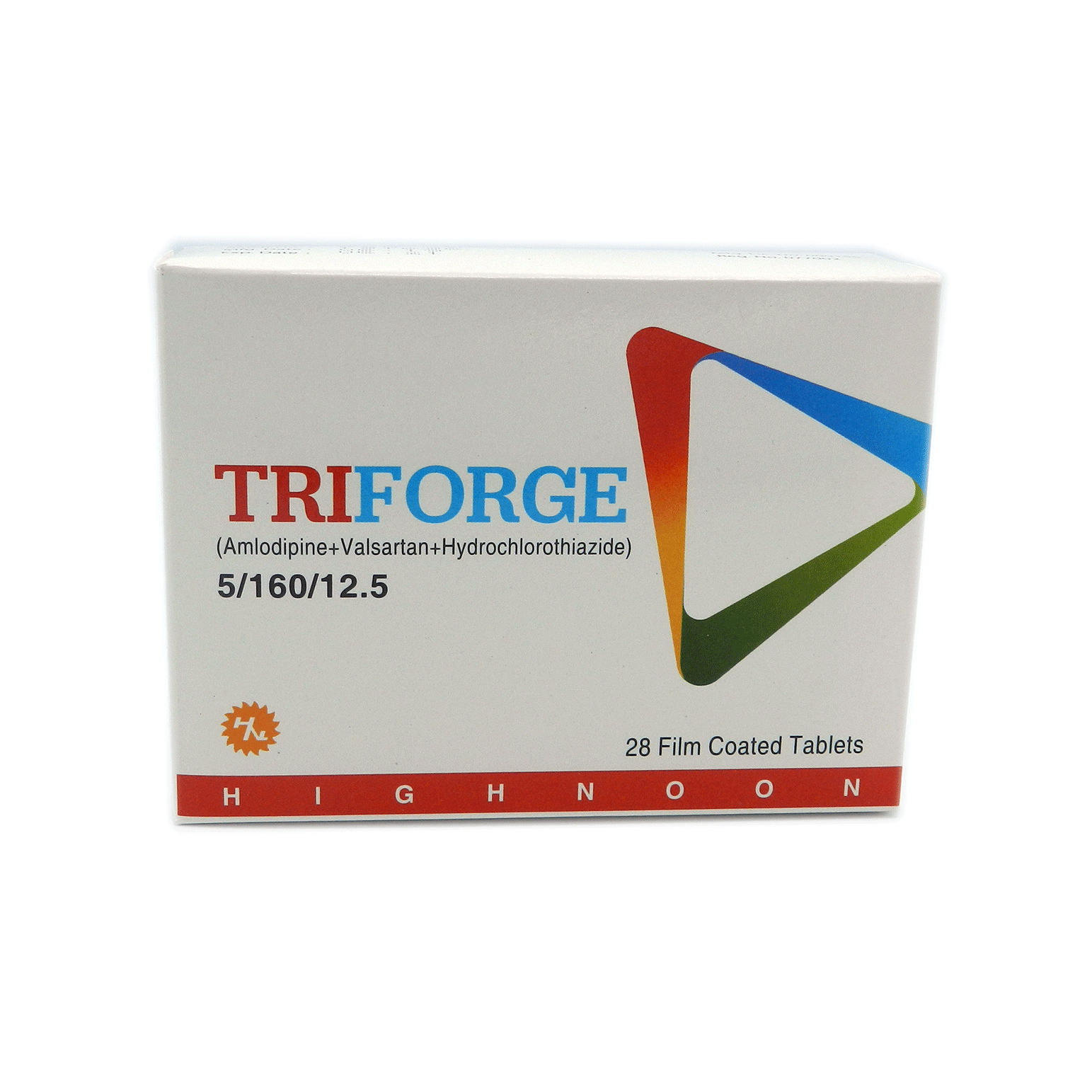 Triforge tablet 5/160/12.5 mg 28’s