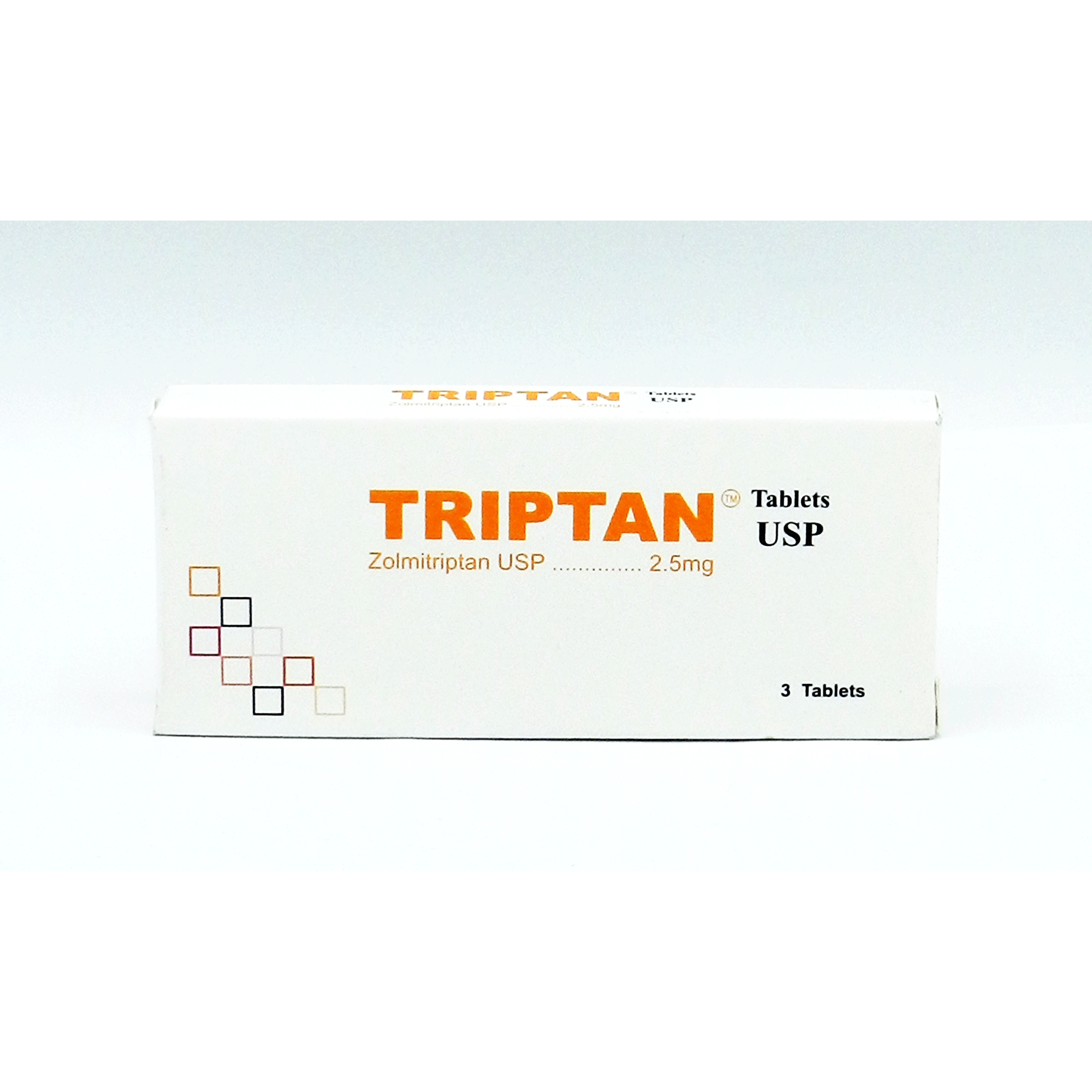 Triptan tablet 2.5 mg 3’s