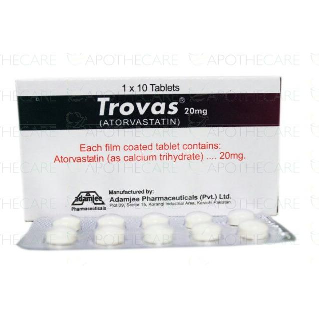 Trovas tablet 20 mg 10’s