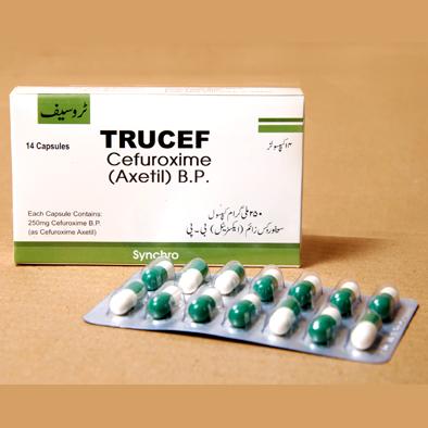 TRUCEF 250mg Capsule 14s