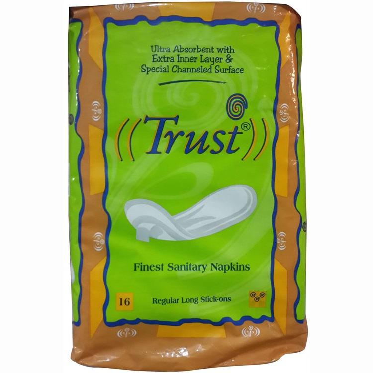 Trust Finest Sanitary Napkins 16 Regular Long Stick-one
