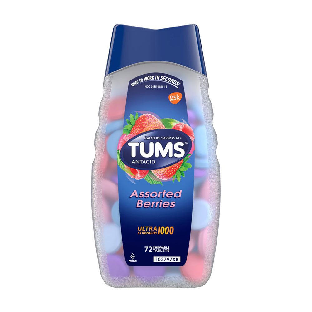 Tums Ultra Strength 1000 Chewable 72 Tablets imported in Pakistan from USA
