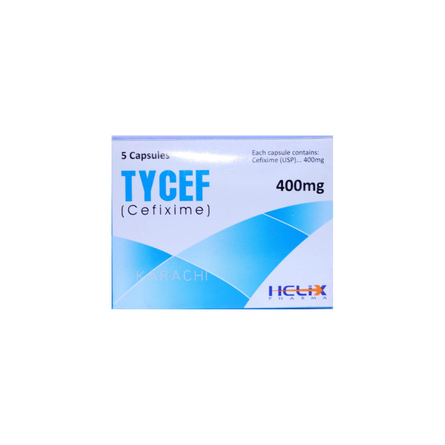 Tycef capsule 400 mg 5’s