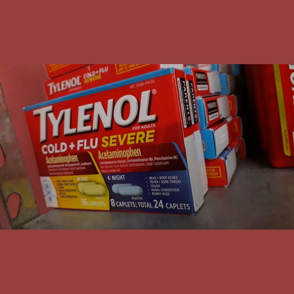 tylenol acetaminophen 24 tablets Imported