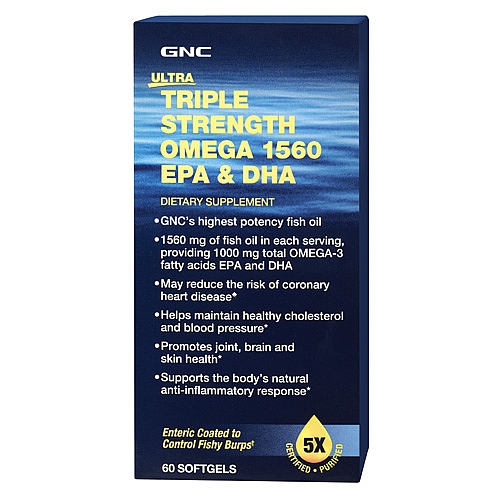 Ultra Triple Strength Omega 1560 EPA & DHA-60 Softgels -GNC in Pakistan