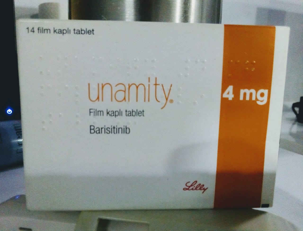 Unamity 4mg Tablet 14’S (Baricitinib) Lilly ^