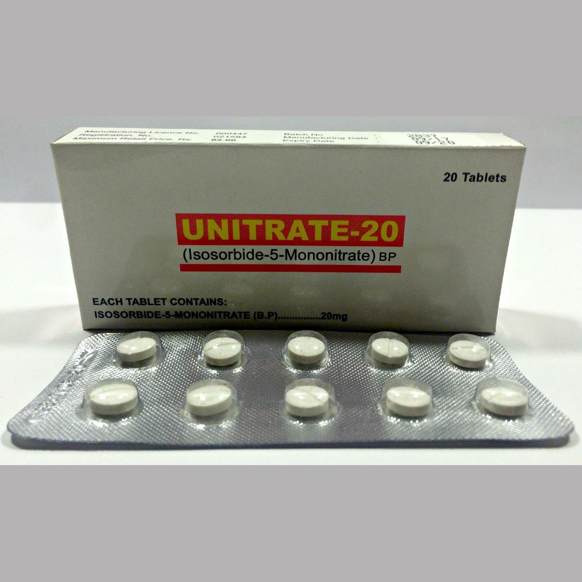 Unitrate tablet 20 mg 2×10’s