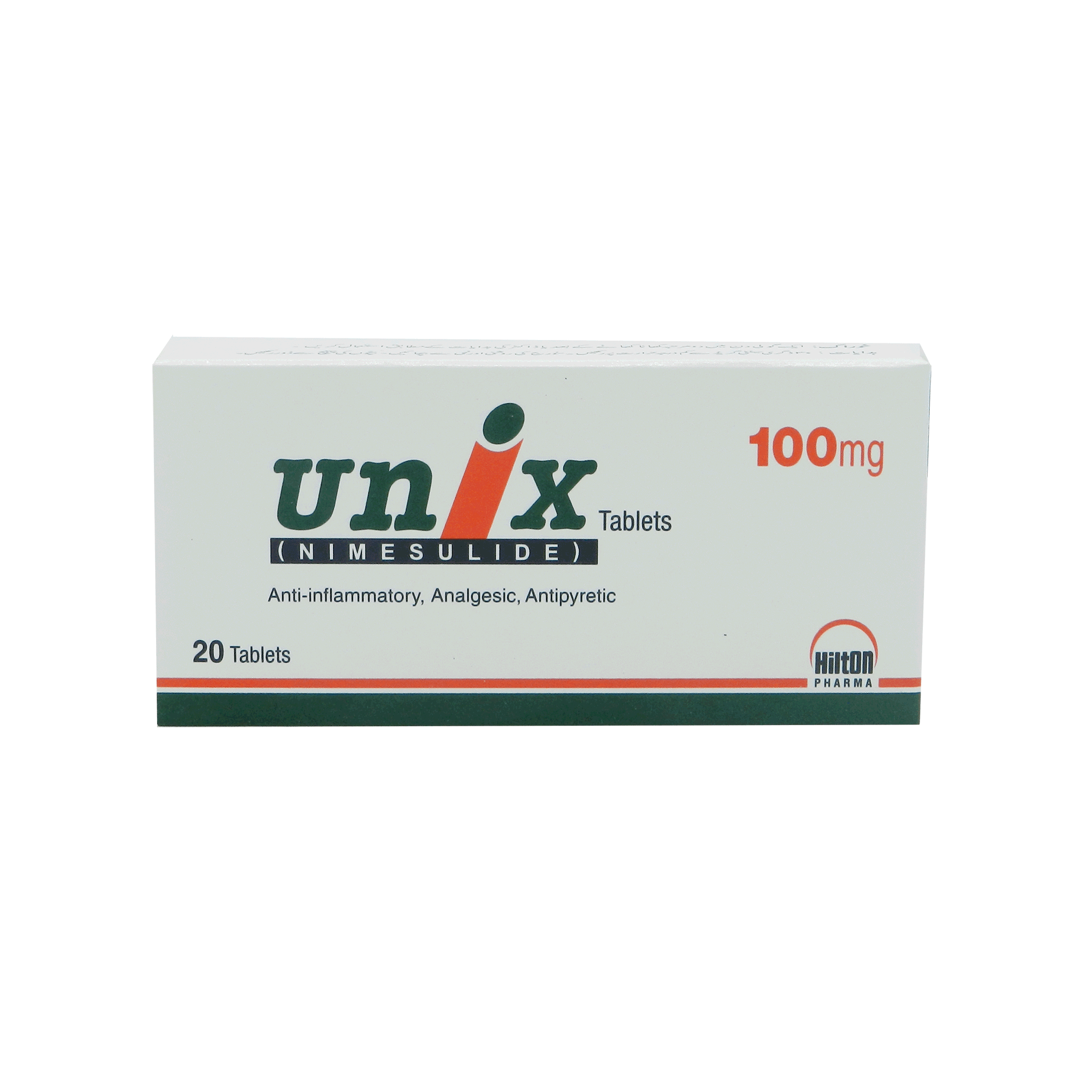 Unix tablet 100 mg 20’s