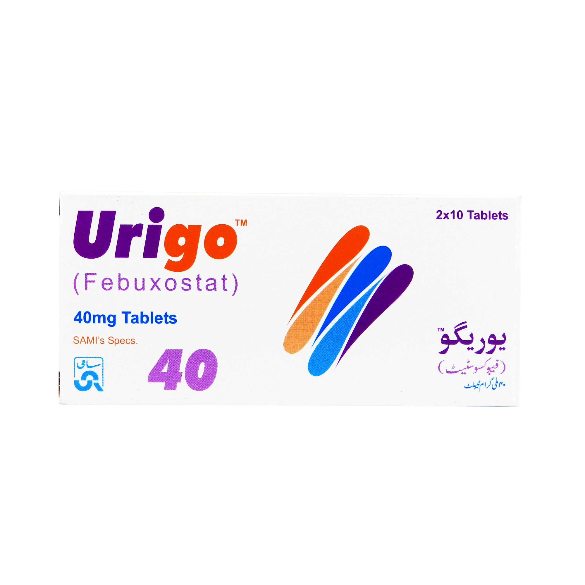 Urigo tablet 40 mg 20’s