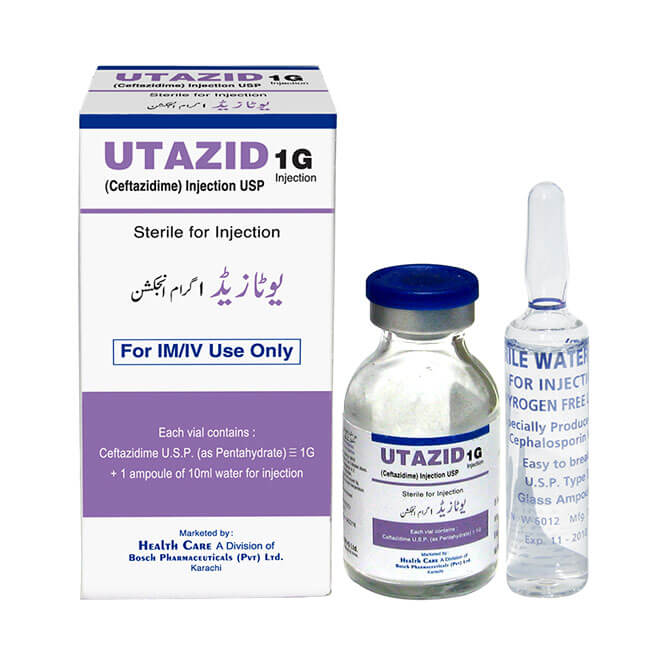 Utazid Injection 1 gm 1 Vial