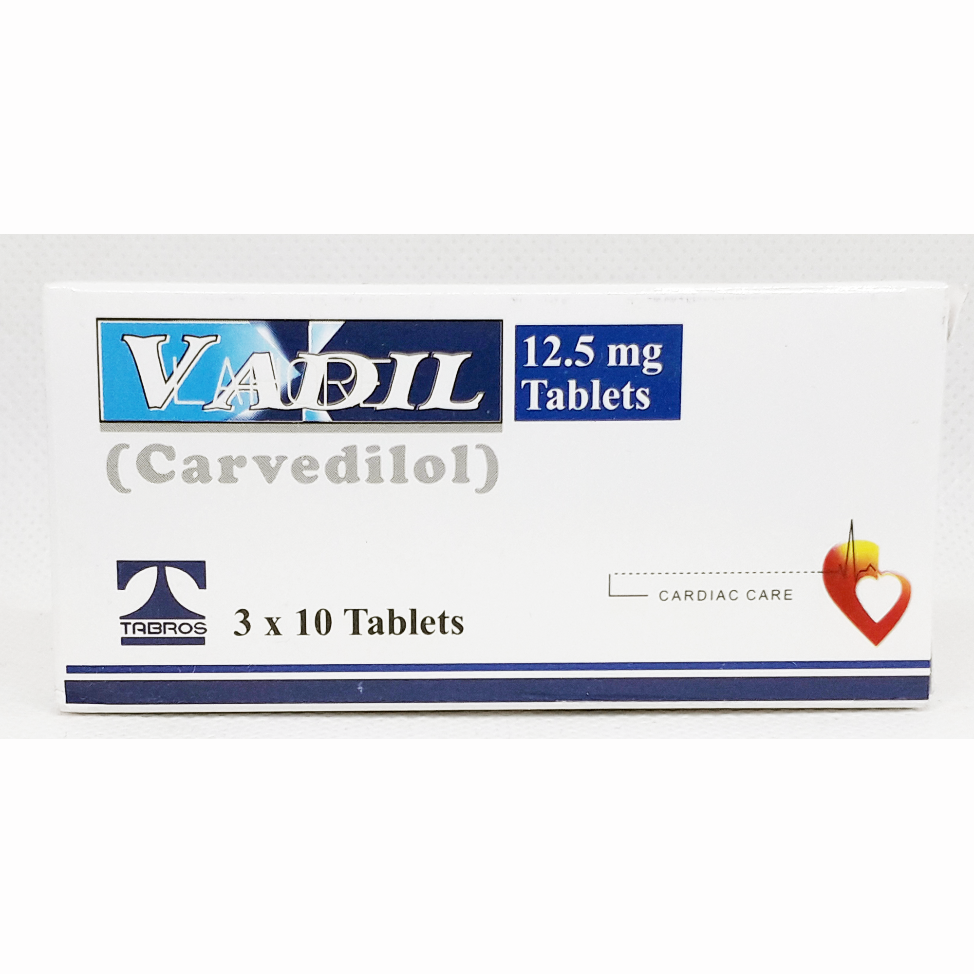 Vadil tablet 12.5 mg 3×10’s
