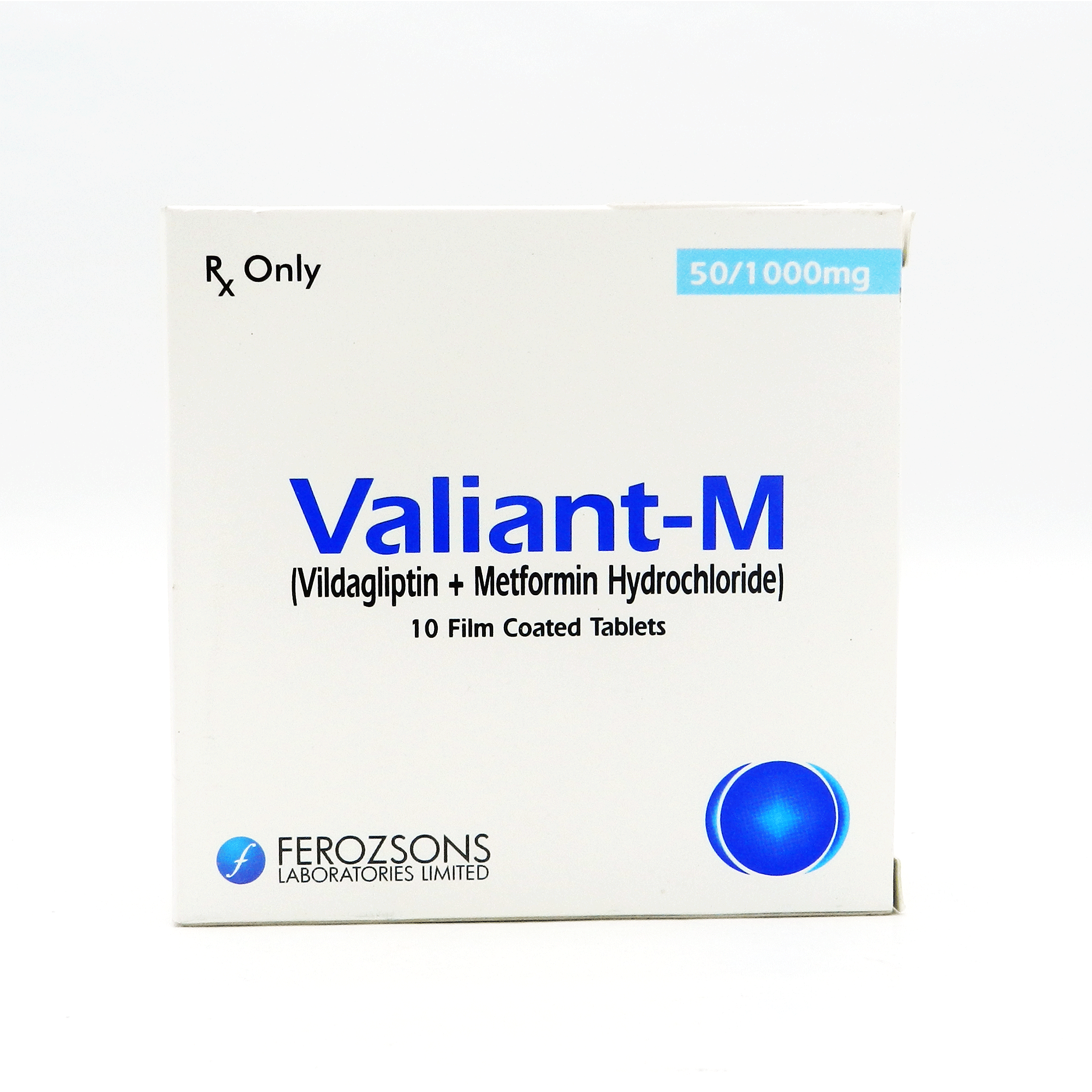 Valiant-M tablet 50/1000 mg 10’s