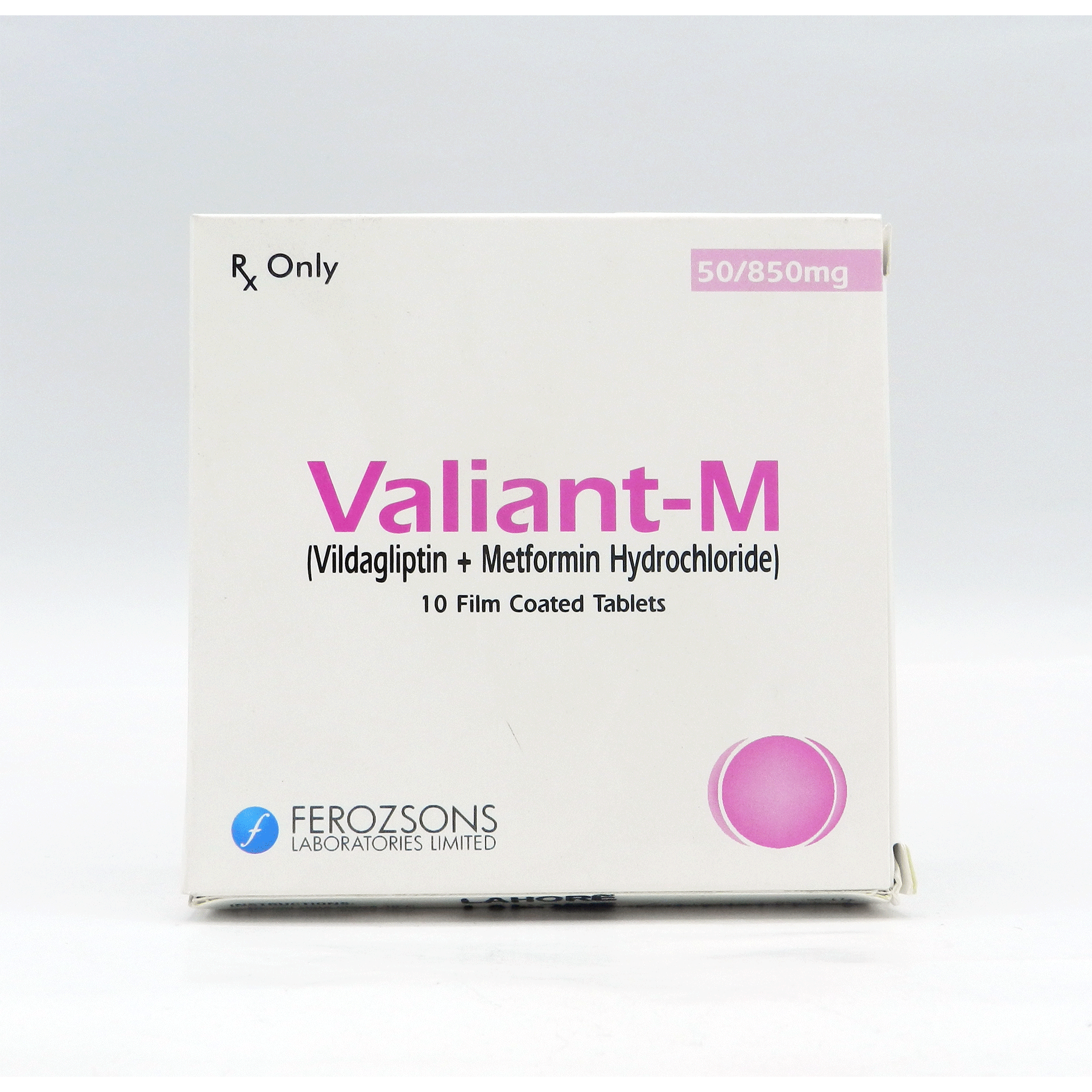 Valiant-M tablet 50/850 mg 10’s
