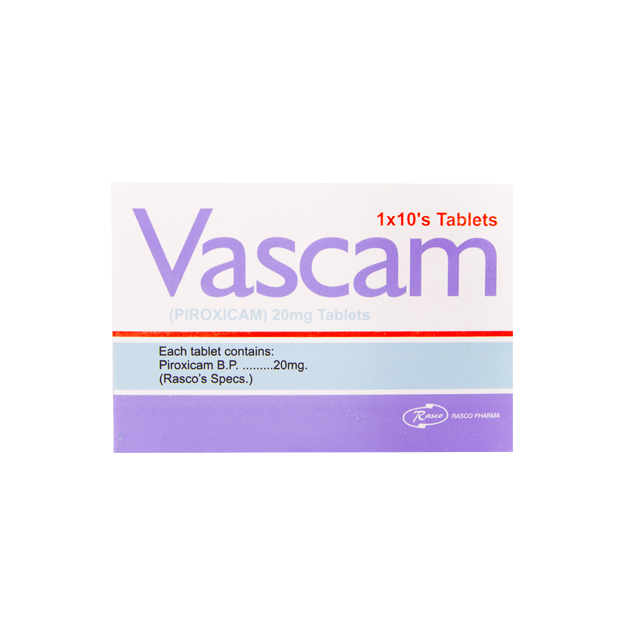 Vascam tablet 20 mg 10’s