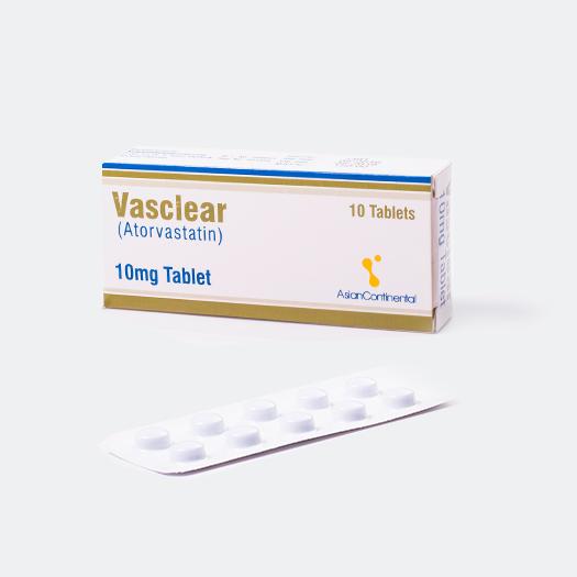 Vasclear tablet 10 mg 10’s