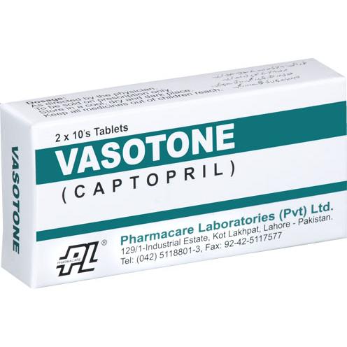 Vasotone tablet 25 mg 2×10’s