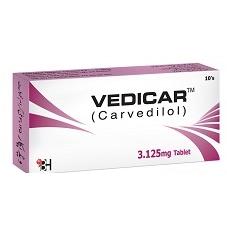 Vedicar tablet 3.125 mg 10’s
