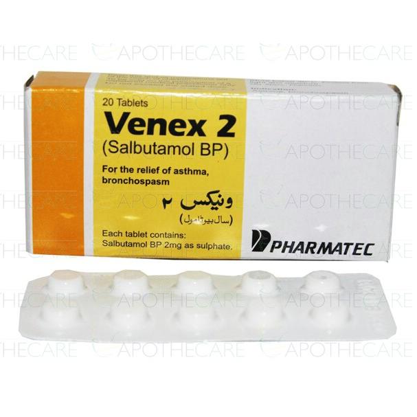 Venex tablet 2 mg 20’s