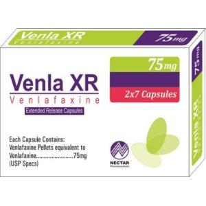 Venla capsule XR 75 mg 2×7’s