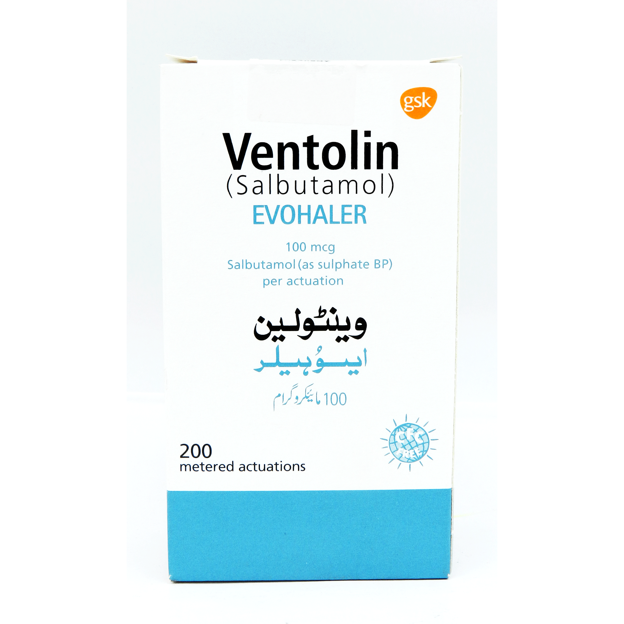 Ventolin Evohaler Aerosol 100 mcg 200 Doses